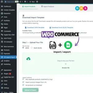 Digital Rise Import Export – WooCommerce Product Plugin